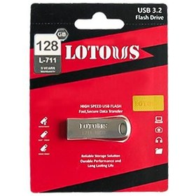 تصویر فلش مموری 128 گیگ Lotous L711 lotous L711 128GB Usb 3.2