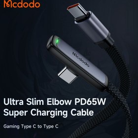 تصویر کابل USB-C مک دودو مدل CA-3360 طول 1.2 متر mcdodo CA-3360 -1.2m USB-C to USB-C cable