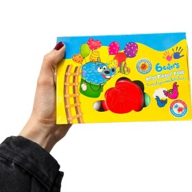 تصویر رنگ انگشتی 6 رنگ آریا Arya 