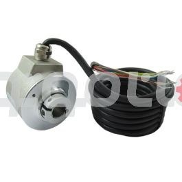 تصویر انکودر نوری افزایشی هالو شفت اپکن 1024 پالس مدل PRI-50-SH8 ساخت ترکیه Incremental Optical Encoder Halo Shaft Appen 1024 Pulse Model PRI-50-SH8 Made in Turkey