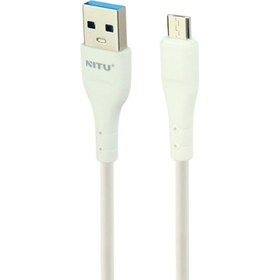 تصویر کابل کوتاه میکرو یو اس بی فست شارژ Nitu NC250 2.4A 25cm بسته 40 عددی Nitu NC250 2.4A 25cm MicroUSB Cable Pack Of 40