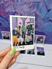 تصویر یک عدد پولاروید فوتو کارت عکس آویز طرح بی تی 21 بی تی اس سایز 7 و نیم در 9 کپی - 8 Polaroid btsbt21