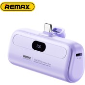 تصویر پاوربانک جیبی ریمکس تایپ C اضطراری 