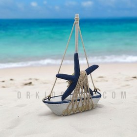 تصویر ماکت قایق چوبی 