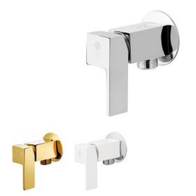 تصویر شیر توالت اهرمی دیواری کاویان نیلا (قو-بدون علم و شلنگ) Kavian Nila Wall-mounted Single Faucet (chrome)