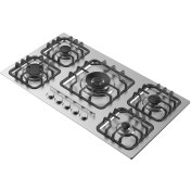 تصویر اجاق گاز 5 شعله صفحه ای استیل گرویتی مدل G941 