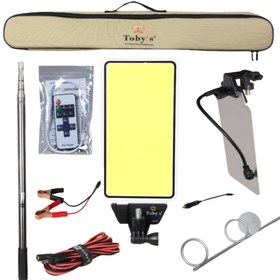 تصویر چراغ کمپینگ تلسکوپی (لنسری) پایه دار توبیز اصلی مدل 980W 90CM Sanara Camping light