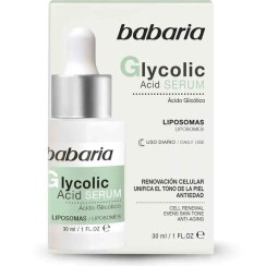 تصویر سرم بازسازی کننده پوست باباریا حاوی گلیکولیک اسید حجم 30 میل BABARIA GLYCOLIC ACID ANTI AGING FACE SERUM FOR ALL SKIN TYPE 30 ML