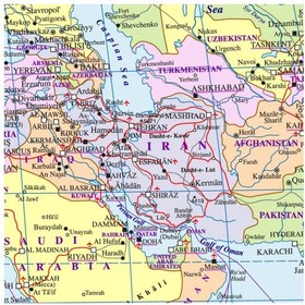 تصویر نقشه سیاسی جهان انگلیسی 