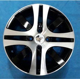 تصویر رینگ فابریک صلیبی سایز۱۵ (۱۰۸×۴) رختراش مشکی (اروند) Original wheel size 15"(4×108) MB Arvand