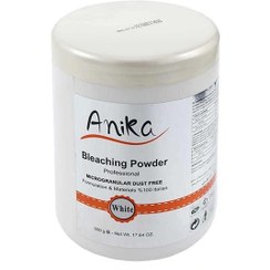 تصویر پودر دکلره سفید Anika ا Anika White Bleaching Powder 500ml Anika White Bleaching Powder 500ml