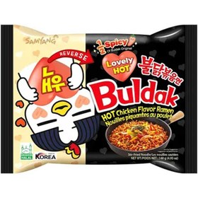 تصویر نودل فوری سرخ شده با طعم مرغ 1/2 تند 135 گرم سامیانگ بولداک SAMYANG Buldak SAMYANG Buldak fried instant noodles hot chicken flavor lovely hot 140g