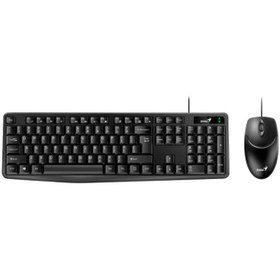 تصویر کیبورد و ماوس جنیوس مدل KM-170 Genius KM-170 Wire Keyboard and Mouse