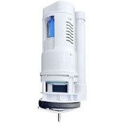 تصویر مکانیزم توالت فرنگی دکمه ای استیل دار 