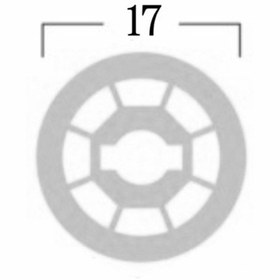 تصویر سیلیکون مدل D17 (گرد) 