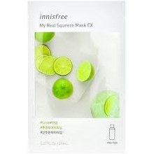 تصویر ماسک ورقه ای میوه ای اینیسفری 20ml کره ای Innisfree my real squeeze mask