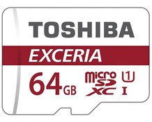 تصویر رم میکرو اس‌دی 64 گیگابایت Toshiba 64GB EXCERIA M302 microSDHC Class 10 