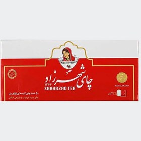 تصویر چای کیسه‌ای شهرزاد بسته 50 عددی 