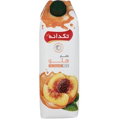 تصویر آبمیوه هلو تکدانه حجم 1 لیتری 1 liter single peach juice