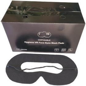 تصویر پد بهداشتی و یک بار مصرف عینک واقعیت مجازی بسته 100 تایی سایز Hygienic and disposable virtual reality glasses