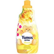 تصویر نرم کننده و خوشبو کننده لباس یوموش زرد با عطر یاس (1440 میل) yomus ا yomus yomus