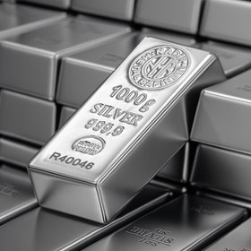 تصویر شمش 1000 گرمی نقره 