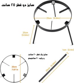 تصویر پایه جمع شو مسافرتی اتیشی مدل tm66 