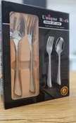 تصویر سرویس قاشق و چنگال ۱۲ پارچه UNIQUE ROCK UNIQUE ROCK 12-Piece Cutlery Set