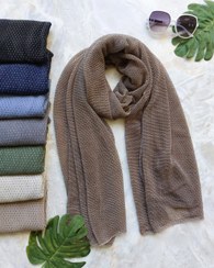 تصویر شال زنانه مدل خال خال جنس شنی - ۳ 