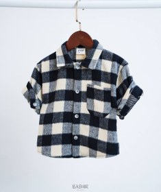 تصویر پیراهن پشمی بچگانه - مشکی / سایز 6-5 