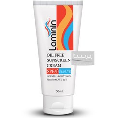 تصویر کرم ضدآفتاب فاقدچربی SPF60 لامینین 