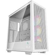 تصویر کیس کامپیوتر دیپ کول Morpheus ARGB Mid Tower سفید DeepCool Morpheus ARGB Mid Tower White Computer Case