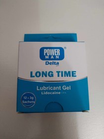 تصویر ژل روان کننده و تاخیری دلتا Delta gel Power man