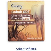 تصویر محلول SDF 38% + KI کبالت Cobalt Silver Diamine Fluoride 38%