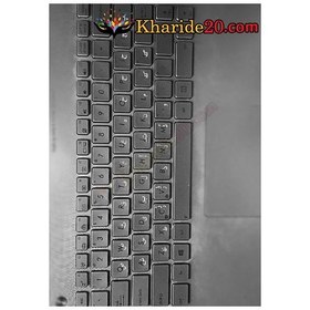 تصویر برچسب حروف فارسی کیبورد Persian keyboard sticker for leather design