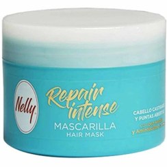 تصویر ماسک ترمیم کننده و بازسازی کننده مو نلی NELLY مدل REPAIR مناسب موهای آسیب دیده حجم 300 میل NELLY HAIR MASK REPAIR 300 ML