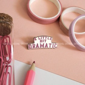 تصویر پین متنی a little bit dramatic - کد103 