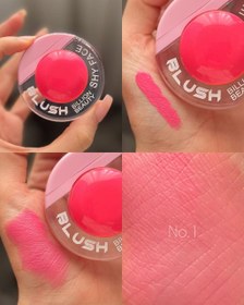 تصویر رژ گونه تیک تاکی BILLION BEAUTY - هلویی نچرال 