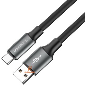 تصویر کابل شارژ بروفون مدل BX82 با سری تایپ سی BOROFONE BX82 Bountiful, USB to USB-C charging data cable