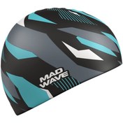 تصویر کلاه شنا سیلیکونی تک سایز مشکی زنانه | Mad Wave M0554 23 0 00W 