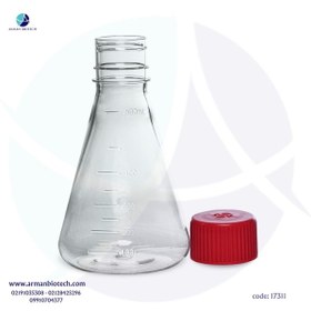 تصویر ارلن مایر فلاسک 500 میلی لیتر فیلتردار برند لب سلکت 500ml Erlenmeyer Flask - Lab select