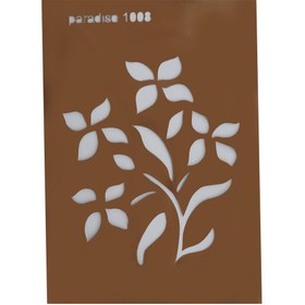 تصویر شابلون طرح گل کد 1008 