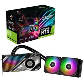 تصویر کارت گرافیک ایسوس ROG STRIX LC GeForce RTX 3090 TI OC Edition 24GB GAMING 