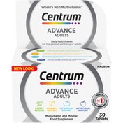 تصویر قرص مولتی ویتامین 30 عددی سنتروم ادونس Centrum Advance Multivitamin & Mineral Tablets, Pack of 30