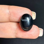 تصویر نگین سنگ اونیکس سلیمانی معدنی کد 60002 