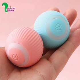 تصویر توپ غلتان اتوماتیک شارژی مناسب بازی سگ و گربه Smart ball cat toy