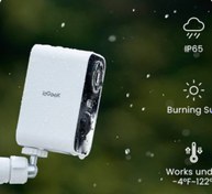 تصویر دوربین مداربسته بی سیم شارژی ieGeek مدل ZS-GX3S ضدآب (بار آمازون) ieGeek ZS-GX3S security camera/ 2k night vision/ siren/ motion detection