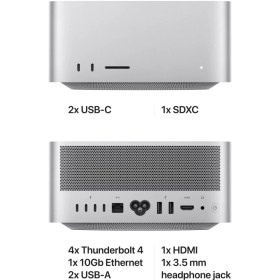 تصویر مک استودیو اپل مدل MQH63 ۲۰۲۳ M2 Ultra 64GB 1TB Apple Mac Studio MQH63 2023 M2 Ultra 64GB RAM 1TB SSD