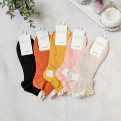 تصویر جوراب مچی لب گیپور 