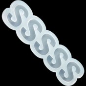 تصویر قالب سیلیکونی حروف تکی S 